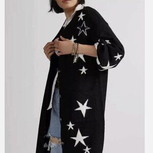 Anthropologie Stars Longline Cardigan - Medium